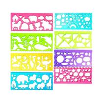 Conjunto De Estêncil De Desenho Geométrico Spirograph Para Crianças, Brinquedo Educativo Criativo