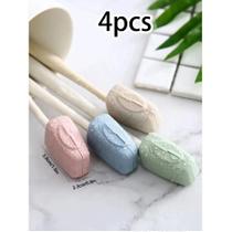Conjunto De Estojo Portátil Para Escova De Dentes Com 4 Capas De Suporte Para Viagem Para Caminhadas