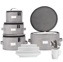 Conjunto de Estojos de Armazenamento STOZU para Louças - 48 Divisórias