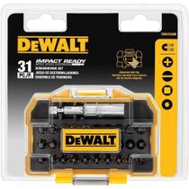 Conjunto de estojos resistentes para aparafusar DEWALT DWAX100IR, 31 peças Conjunto de estojos resistentes para aparafusar DEWALT DWAX100IR, 31 peças