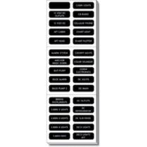 Conjunto de etiquetas Blue Sea Systems 8039 DC Panel Extended 120 Conjunto de etiquetas Blue Sea Systems 8039 DC Panel Extended 120