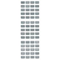 Conjunto de etiquetas Blue Sea Systems 8217 Grey 60 para disjuntor