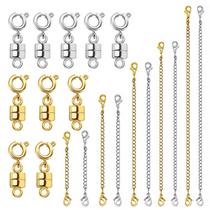 Conjunto de extensor de joias e fecho magnético, colar Evnlo Conjunto de extensor de joias e fecho magnético, colar Evnlo