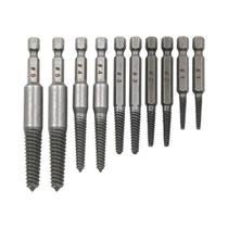 Conjunto De Extrator De Parafuso De Cabeça Quebrada Com Haste Hexagonal, Ferramenta De Broca