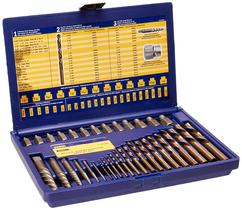 Conjunto de Extrator de Parafusos e Brocas Irwin Tools Hanson - 35 Peças