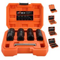 Conjunto de extratores de porcas de parafuso XEWEA 5PCS 1/2 Drive para porca