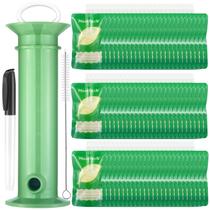 Conjunto de fabricação de bolsas de comida para bebês Maxcheck 50 bolsas 15,5 x 10 cm