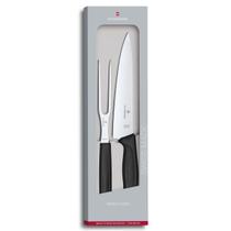 Conjunto de Faca e Garfo profissional para trinchar linha Swiss Classic Victorinox