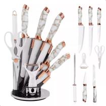 Conjunto de Facas 8 Pçs com Suporte N245046-7 - Quanhe Conjunto de Facas 8 Pçs com Suporte N245046-7 - Quanhe