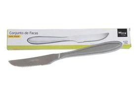 Conjunto De Facas Aço Inox 12 Peças Talheres E Utensílios Conjunto De Facas Aço Inox 12 Peças Talheres E Utensílios