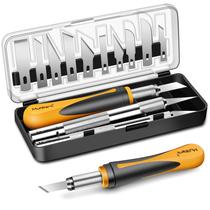 Conjunto de facas artesanais MulWark, kit Precision Craft Hobby, 16 peças Conjunto de facas artesanais MulWark, kit Precision Craft Hobby, 16 peças
