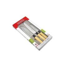 Conjunto De Facas Asia Inox 3 Peças - Hauskraft Conjunto De Facas Asia Inox 3 Peças - Hauskraft