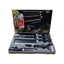 Conjunto de Facas Austrália Churrasco Cozinha do Chef Cutelo Tesoura Kehome Carne Frango Legumes