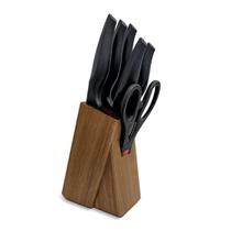 Conjunto De Facas Brinox Cross 7 Peças Aço Inox Com Cepo Conjunto De Facas Brinox Cross 7 Peças Aço Inox Com Cepo