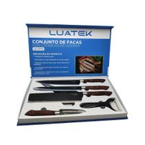 Conjunto de Facas com Utensílios de Cozinha Luatek