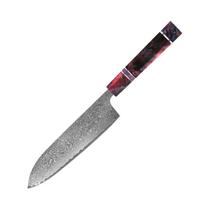 Conjunto De Facas De Chef Forjadas À Mão Em Aço Damasco VG10 Com 67 Camadas, Cabo De Madeira Estável