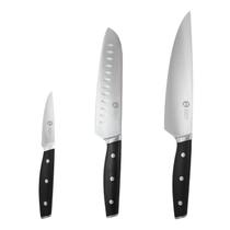 Conjunto de facas de cozinha MasterChef Chef Santoku Paring 3 unidades