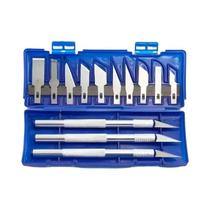 Conjunto De Facas De Escultura Em Liga De Alumínio 13 Peças Para Artesanato Em Papel E Modelagem