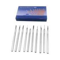 Conjunto De Facas De Escultura Miniatura 10 Peças Ferramentas De Gravação Corte De Selos Arte DIY