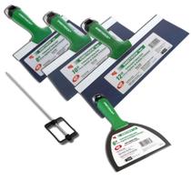 Conjunto de facas de fita adesiva para drywall USG Sheetrock Pro Series Blue Steel Conjunto de facas de fita adesiva para drywall USG Sheetrock Pro Series Blue Steel