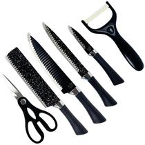 Conjunto de Facas em Inox 6 Peças Monblanc com Estojo Fino