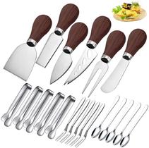 Conjunto de facas espalhadoras, manteiga de queijo de linalho, aço inoxidável, 6 unidades Conjunto de facas espalhadoras, manteiga de queijo de linalho, aço inoxidável, 6 unidades