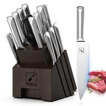 Conjunto de facas imarku 16 peças de aço inoxidável japonês Sharp Conjunto de facas imarku 16 peças de aço inoxidável japonês Sharp
