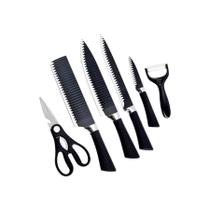 Conjunto de Facas Inox 6 Peças Chef Cozinha Profissional Conjunto de Facas Inox 6 Peças Chef Cozinha Profissional