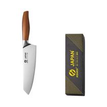 Conjunto de Facas Japonesas de Aço Inoxidável - Cutelo, Filé, Santoku e Sushi