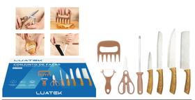 Conjunto De Facas Kit 8 Em 1 Luatek LKCF23 Conjunto De Facas Kit 8 Em 1 Luatek LKCF23