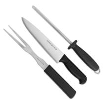 Conjunto de Facas Master Line 3 Pçs - Mundial