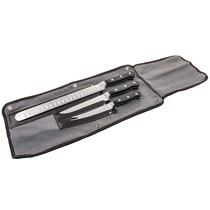 Conjunto de Facas Oklahoma Joe's Blacksmith 3 Peças com Estojo