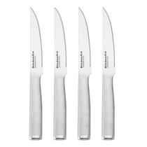 Conjunto de facas para bife KitchenAid Gourmet forjado de 4 peças de aço inoxidável