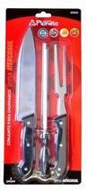 Conjunto De Facas Para Churrasco 3 Peças Conjunto De Facas Para Churrasco 3 Peças