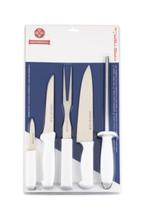 Conjunto de facas para Churrasco Branco 4 Peças Master Line MUNDIAL 7800-4