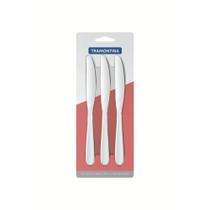 Conjunto De Facas Para Sobremesa Angra Tramontina Em Aço Inox 3 Peças Tramontina Conjunto De Facas Para Sobremesa Angra Tramontina Em Aço Inox 3 Peças Tramontina