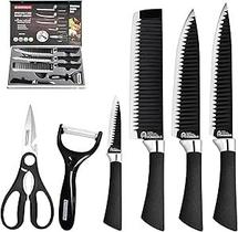 Conjunto de facas / preta e branco