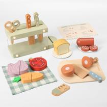 Conjunto de facas Pretend Play Pithfor Play, acessórios de cozinha para crianças