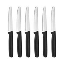 Conjunto De Facas Serrilhadas Para Bife E Pão, Com Ponta Redonda, Para Frutas, Legumes, Descascar E