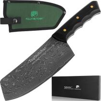 Conjunto de facas Topbutcher Chef Butcher Black Panther Damascus