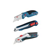 Conjunto de facas utilitárias BOSCH H11-14200-1 dobrável, encaixável, de 3 peças