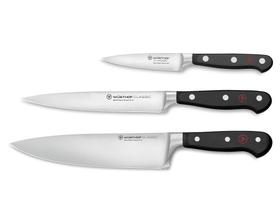 Conjunto de facas WÜSTHOF Classic de 3 peças Chef's Black