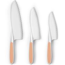 Conjunto de Facas Zulay Kids 3 Peças - Para Cozinhar e Assar Conjunto de Facas Zulay Kids 3 Peças - Para Cozinhar e Assar