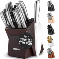 Conjunto de Facas Zulay Premium - 12 Peças em Aço Inoxidável