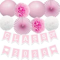 Conjunto de Faixa Decorativa Rosa para Festa de Formatura DOMOO OF DREAMS Conjunto de Faixa Decorativa Rosa para Festa de Formatura DOMOO OF DREAMS