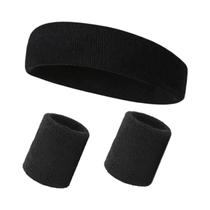 Conjunto De Faixas De Cabeça E Pulseiras Elásticas Para Esportes Masculinos E Femininos, Ideal Para