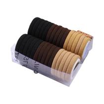 Conjunto De Faixas De Cabelo Elásticas Coloridas Para Mulheres, Meninas, Crianças, Faixa De Borracha
