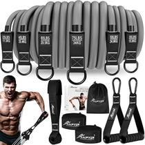Conjunto de faixas de exercícios HPYGN Heavy Resistance de 300 libras com alças