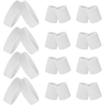 Conjunto de faixas de moletom Skylety 80s Neon, 24 peças para homem e mulher, branco Conjunto de faixas de moletom Skylety 80s Neon, 24 peças para homem e mulher, branco