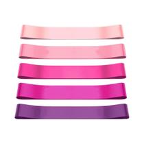 Conjunto De Faixas De Resistência Elásticas Para Yoga, Pilates, Exercícios De Glúteos E Alongamento